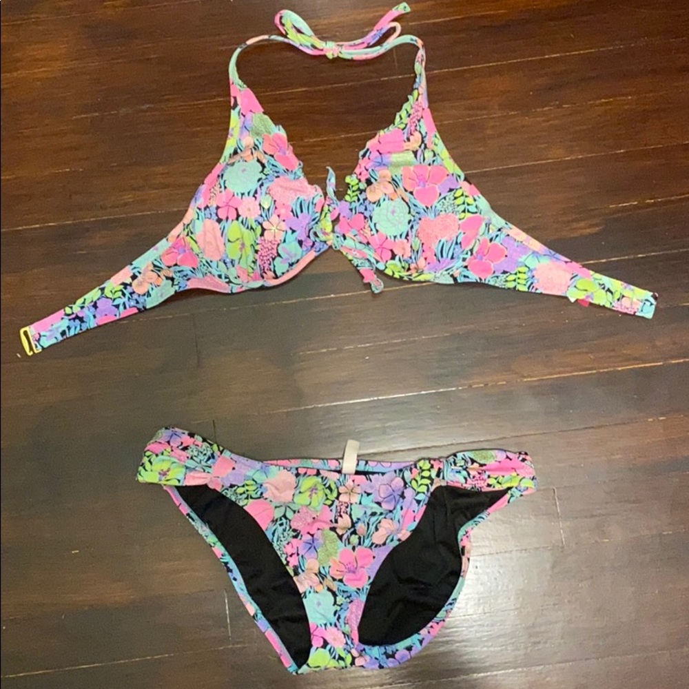 Floral Victoria’s Secret Swim Suit